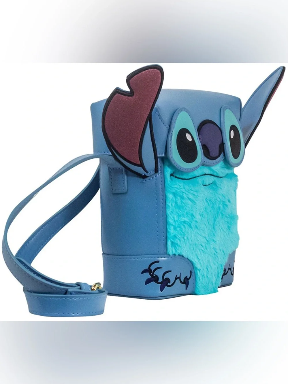 Danielle Nicole Disney Stitch Face Crossbody - Picture 2 of 5
